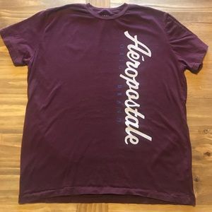 Burgundy Aeropostale T-shirt, Sz L